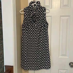 Ladies Mudpie black white dress size M 8-10